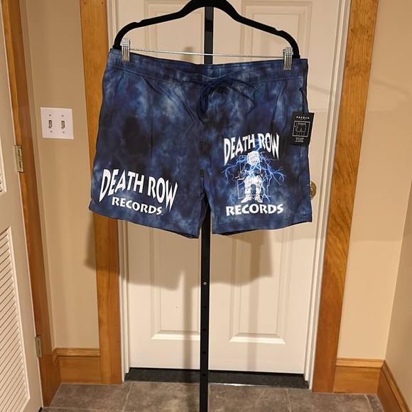 Death Row men’s Tie Dyed 15" Swim Trunks - Picture 5 of 15